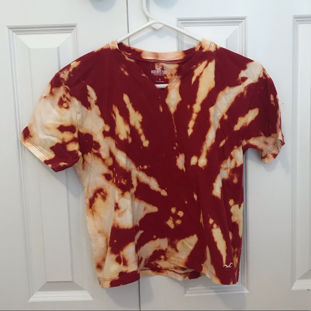 Bleach dyed t-shirt
